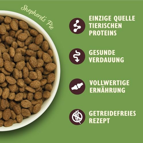 Lily's Kitchen Mit natürlichen Zutaten hergestellt Für ausgewachsene Hunde Trockenfutter Hirtenkuchen Ausgewogene Rezeptur 1kg Beutel