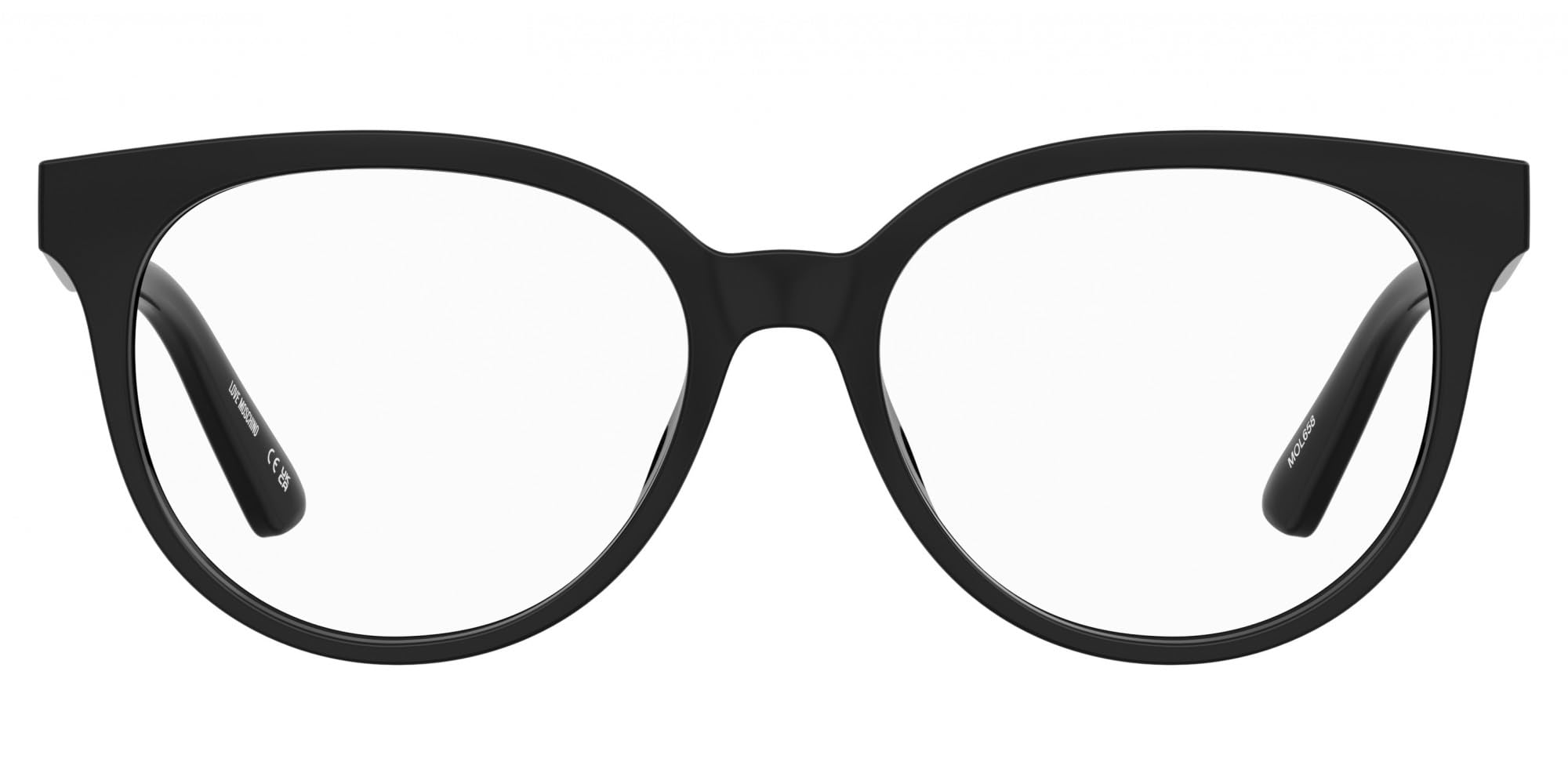MOSCHINO LOVE lunettes, modèle MOL658, couleur noir, verre 53 mm, pont 16 mm