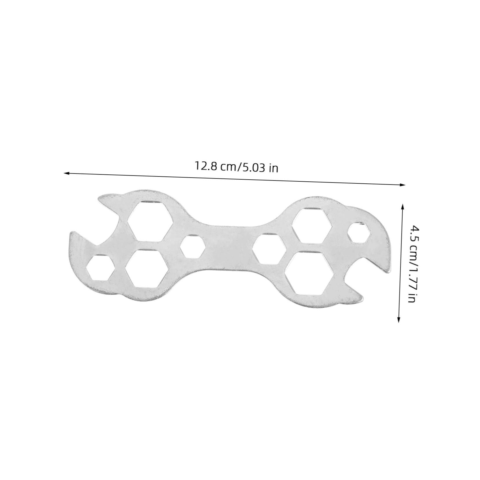 Alipis Dirt 2pcs Bike Wrenches Multifunctional Wrench Set for Bicycle Motorcycle Bicycle Spanner