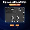 MAIWO Dual-Bay M.2 NVME Clone Docking Station, Duplicatore Esterno per SSD, USB C 10Gbps, Supporto B&M-Key SSD. K3015P