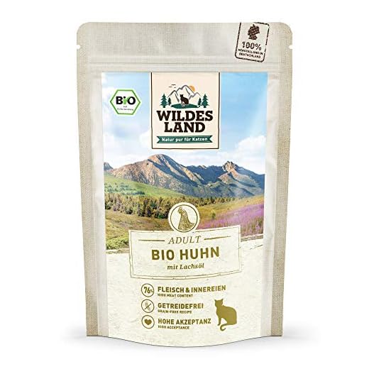 WILDES LAND Huhn Katzenfutter in Dose