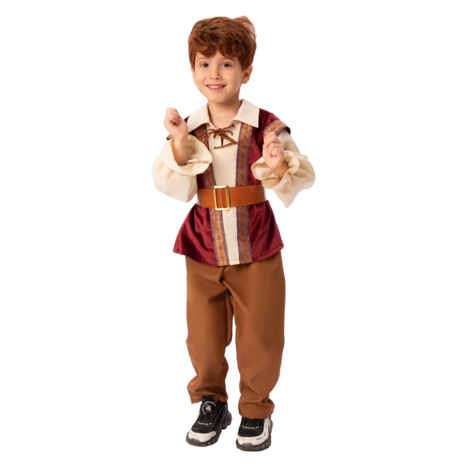 Faschingskostüme Kinder Junge Oktoberfest Lederhosen Kostüm Für Jungen 3 Teiliges Set Mit Hemd Latzhose Und Gürtel Traditionelle Bierfest Verkleidung Für Kinderfasching Und Volksfest Kinderk