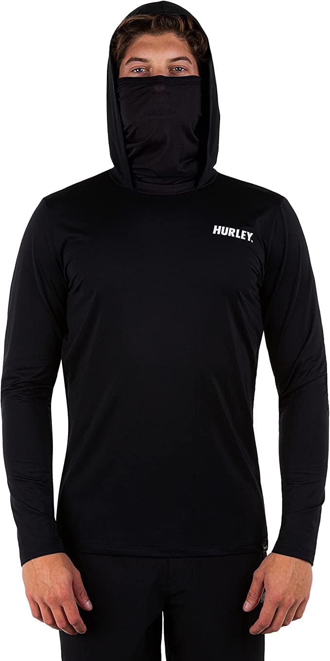 Hurley H2O-DRI Atticus Fastlane LS Surf Hoody - Armory Navy