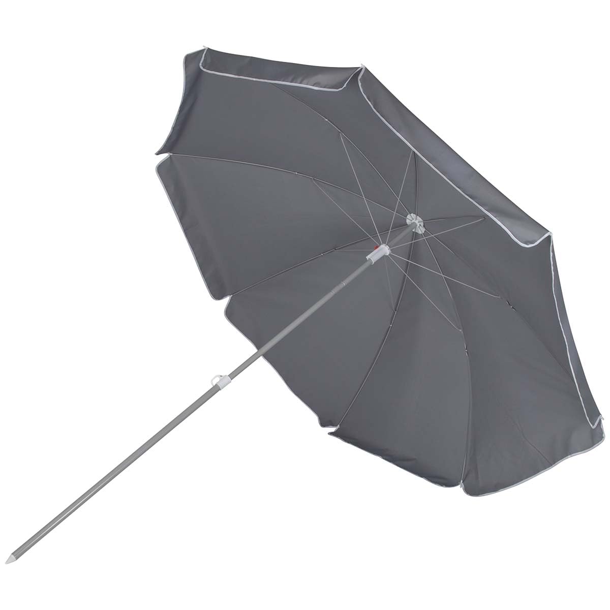 No Label 7267247 parasol przeciwsłoneczny, szary, 200 cm