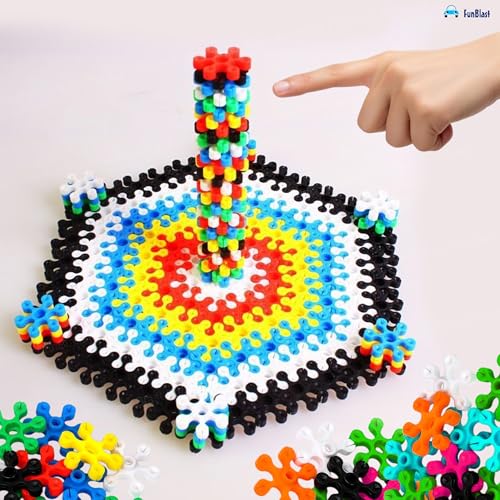 FunBlast Star Links Interlocking Blocks - DIY Building Toy for Kids ...