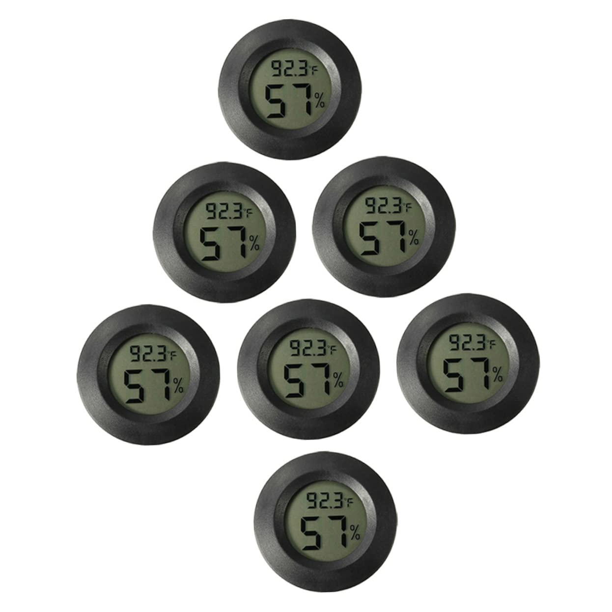 YARNOW 14pezzi Mini Termometro Igrometro Digitale per Terrario Misuratore di umidità e Temperatura per Rettili Compatibile per Uso Ed Esterno e Resistente