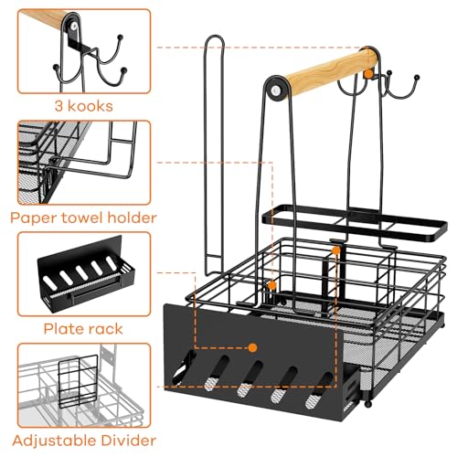 Organizador para parrilla JBBTOOL con porta toallas y cubiertos miniatura 5