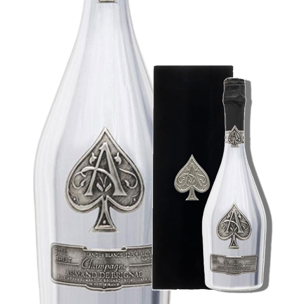 Armand de Brignac ブランドブラン　シャンパン 750ml Amazon.co.jp: アルマンド ブリニャック ブラン ド ブラン シルバー