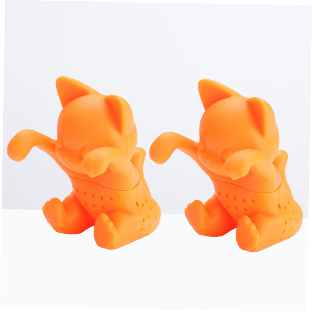 Amosfun 6 Pièces infuseur à thé chat accesoire cuisine filtre à thé animal infuseur à en vrac passoire à infuseur de cuisine infuseur à animal filtre à en silicone