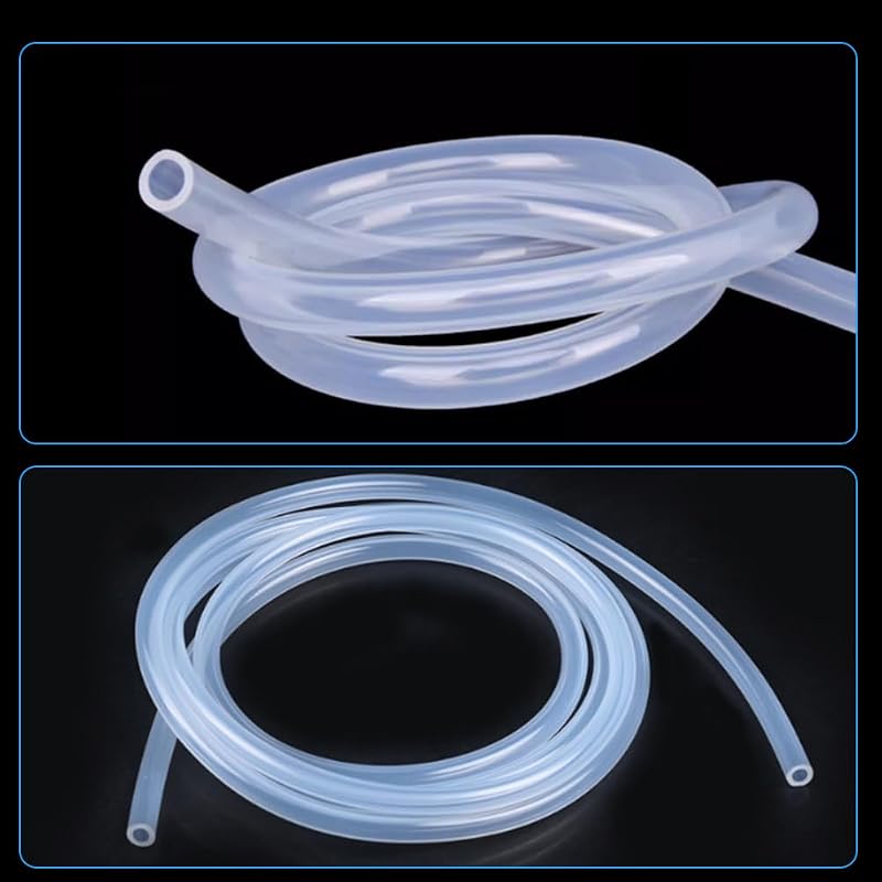 Beatific 2 méter szilikon cső 2x4 mm átlátszó élelmiszerminőségű flexibilis víz levegő olaj