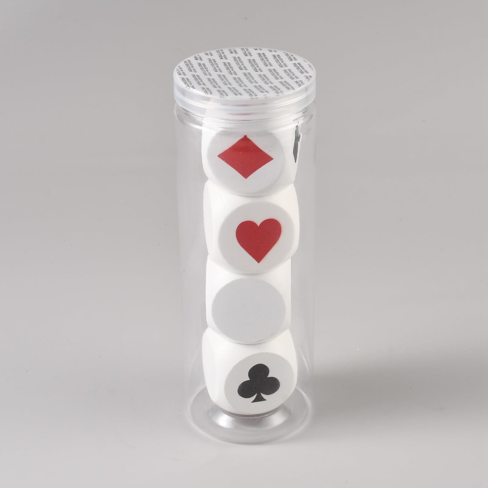 8 Stück Euchre Markierungs Würfel 1.57 Zoll Große Poker Farben Anzeiger Würfel mit Klarer Aufbewahrungs Box Holz Spielwürfel Set für Familien Indoor Karten Spiel Nacht Party Spielzubehör