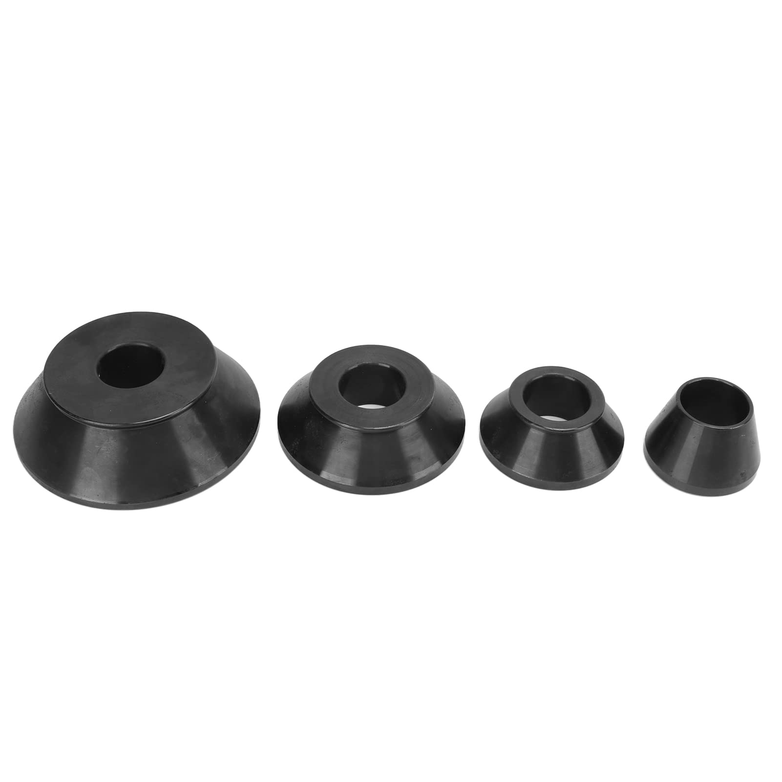 Keenso Juego de 4 Conos Cónicos para Equilibrador de Ruedas, Herramienta de Reparación de Neumáticos de Acero Al Carbono de 36mm de Diámetro Interior con Eje de 36mm para Coche, Camión,