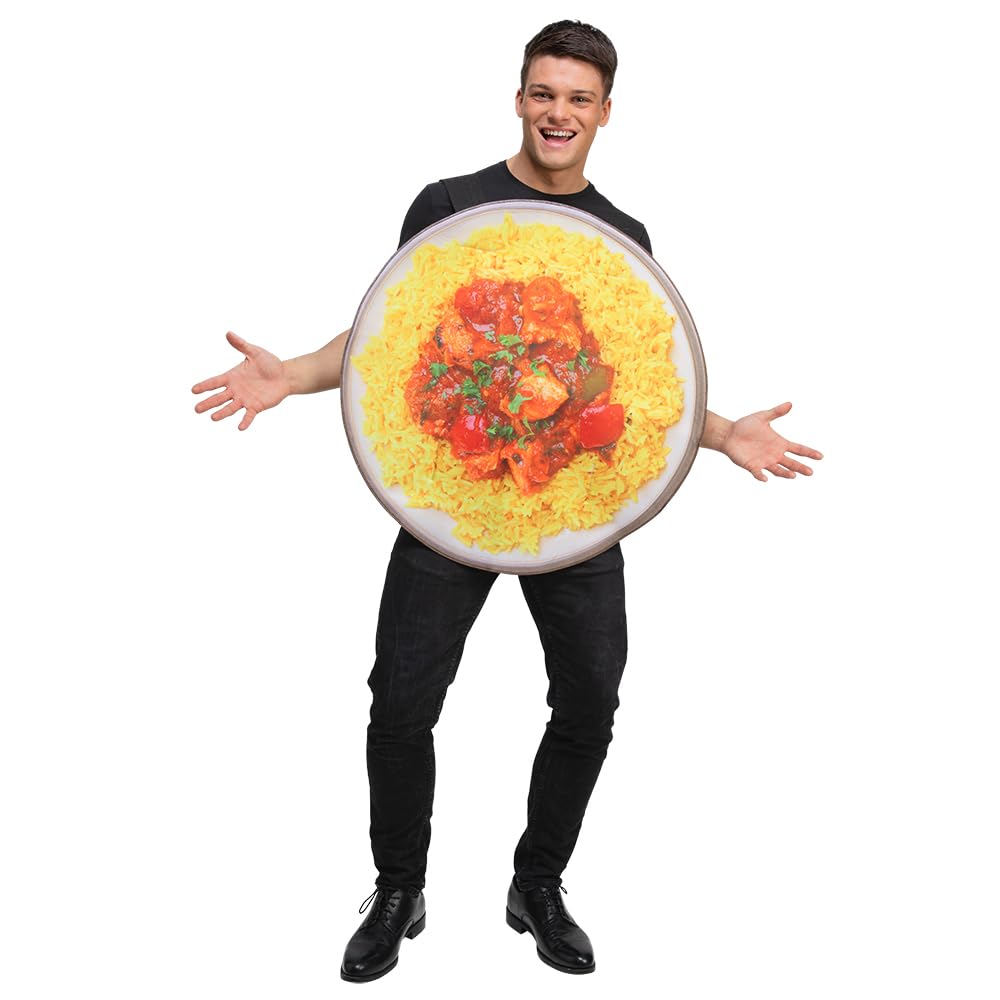 Wicked Costumes Adult Tikka Masala Fancy Dress Costume - One Size — image 1
