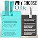 Ollie Clean Mint Nano Hydroxyapatite Toothpaste for Teeth Whitening, 10% Hydroxyapatite Formula, (Pack of 3, 4oz)