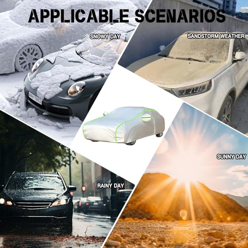 Car Winter Cover For Dacia Lodgy 2012-, Car Covers Waterproof, Waterproof All Weather Protection Full Car Covers Outdoor Sun Snow Rain Dust UV Protection-Em89 - Image 5