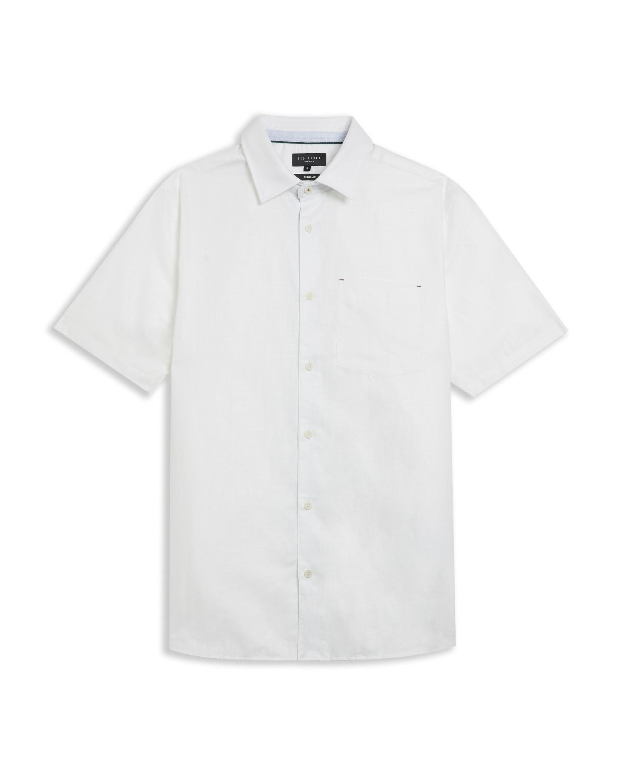 Ted Baker Palomas-SS Linen Shirt Camicia Uomo (Pacco da 1)