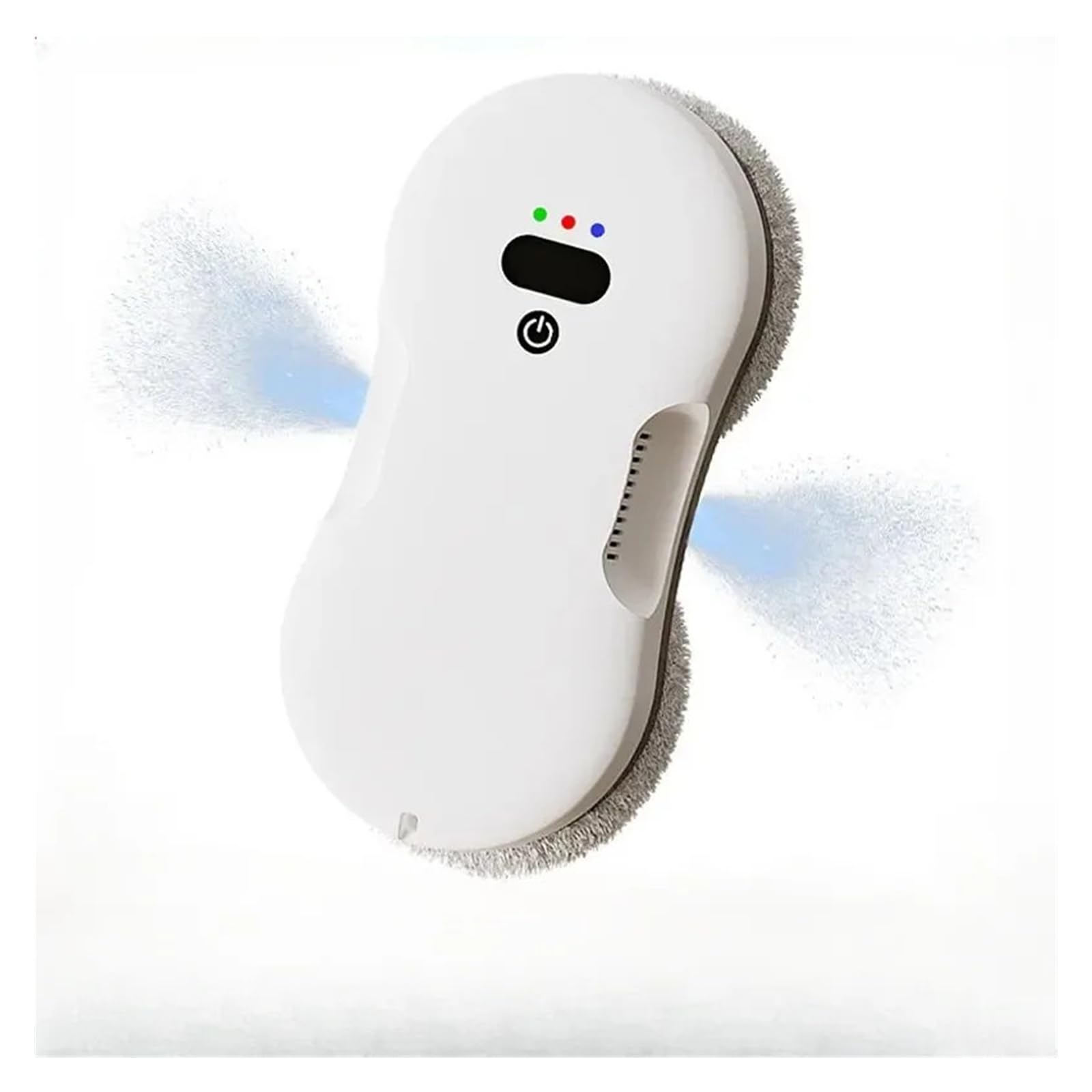 Hghadpltm One Color Ultra-Thin Body Window Cleaning Robot With Dual Nozzle, 2800Pa Strong Suction, Remote Control For Smooth Surfaces