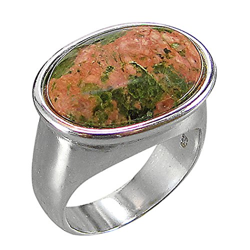 Anello da donna in argento 925 Epidoto (1138)