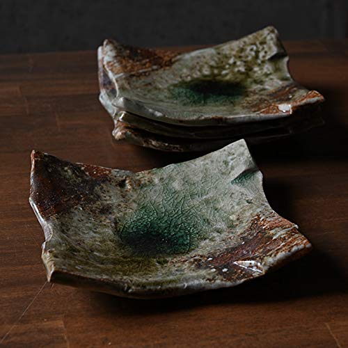 新学　伊賀　三角皿　角皿 伊賀角皿（MA-347) 作家「新学」