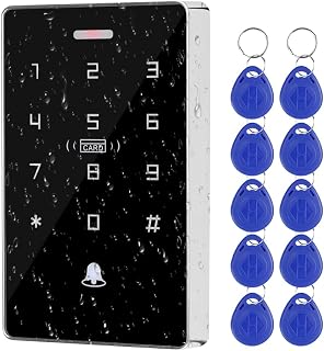 NFC RFID Zugangskontrolltastatur IP68 wasserdichte Doppelfrequenz 125KHz Anschluß 13.56MHz Touch Password Access Controller Leser 10000 Benutzer WG26/34