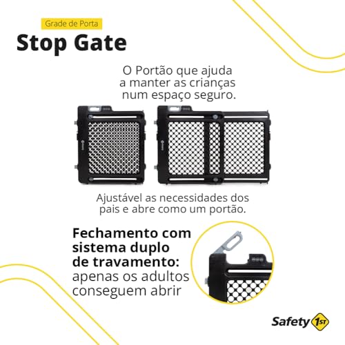Safety 1st, Grade de Porta Stop Gate, Black glide