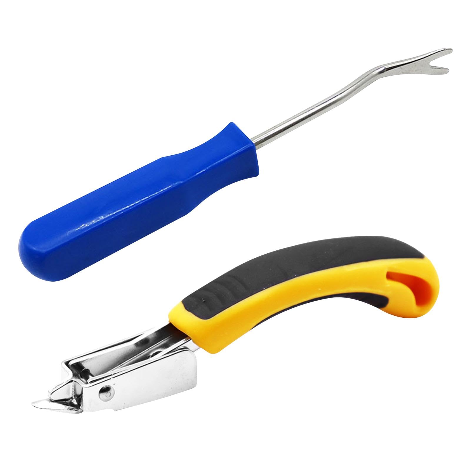 LianSinGo Staple Puller Tool, U Tip Fastener Remover, Heavy Duty Staple Remover, Strength Sta-ple Puller Removing for Furniture Floor Wooden Case Photo Frame & Carpets