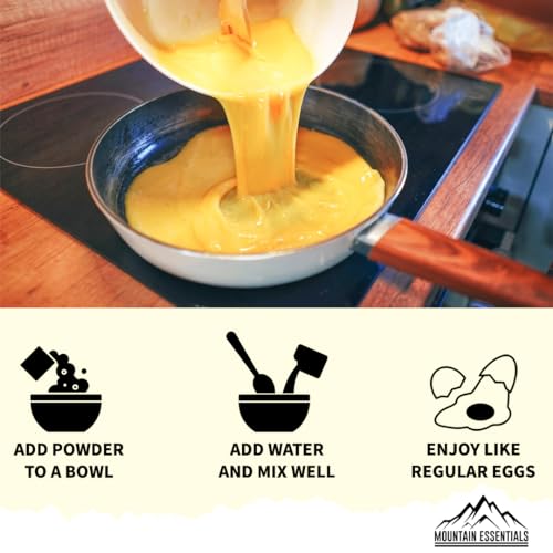 Mountain Essentials Dehydrated Whole Powdered Egg Crystals Made From All-Natural Ingredients thumb #5