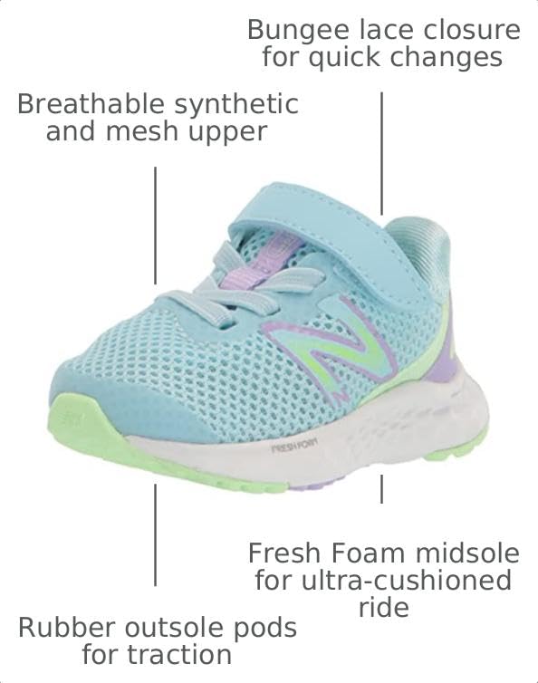 Image of New Balance Kids' Fresh Foam Arishi V4 Running Shoes