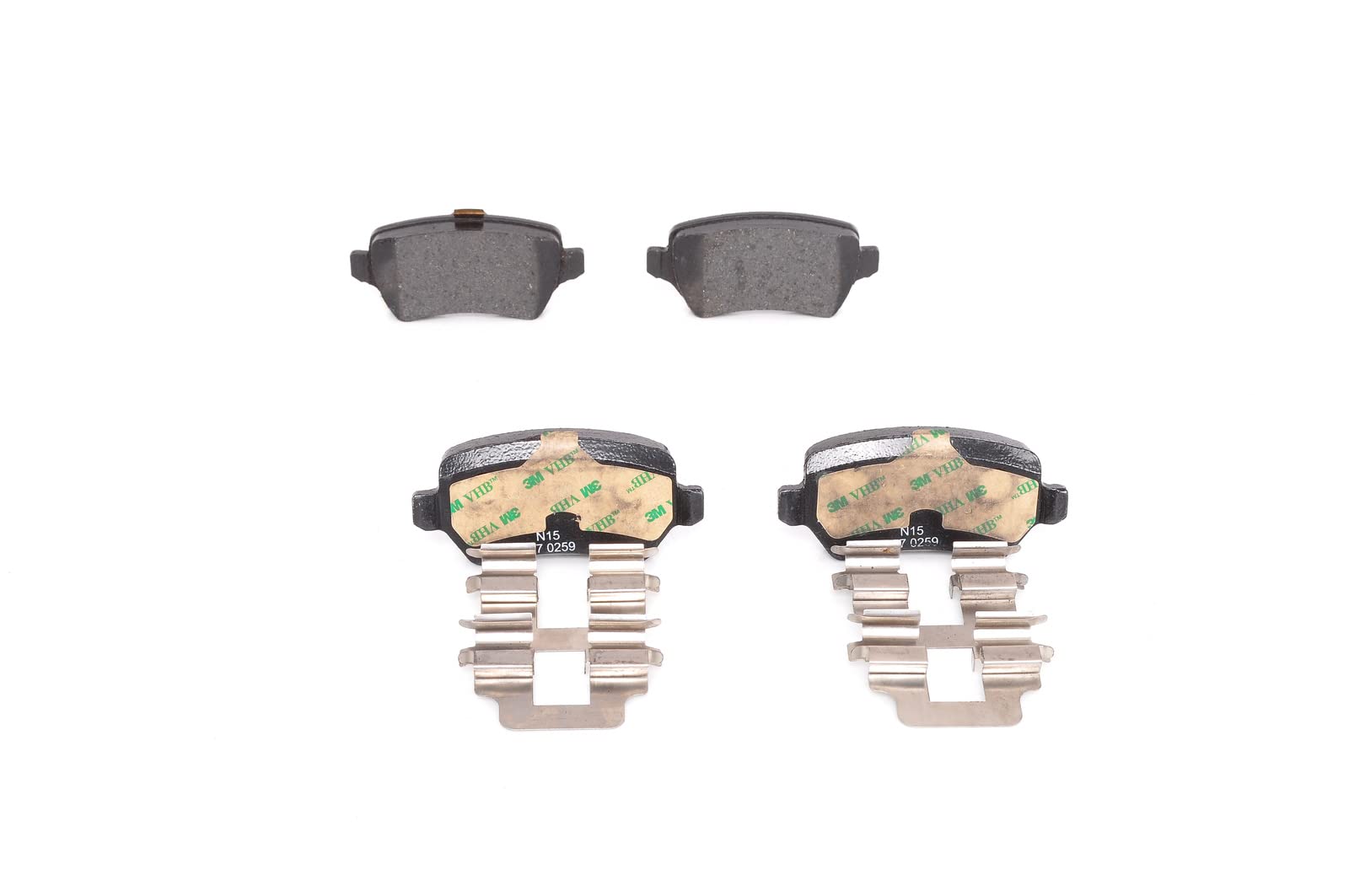 BOSCH Bremsbelagsatz hinten 0986494654