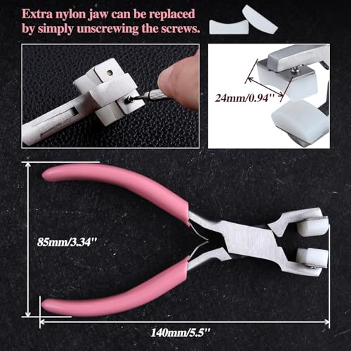 SPEEDWOX Kit essentiel de fabrication de bracelets - Pince à plier pour bracelet - Outil de barre de pliage en métal - Accessoires de bijoux personnalisés – vue 4