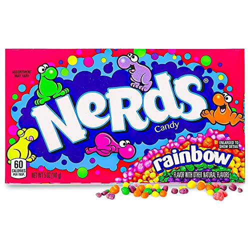 vapewaves Wonka Rainbow Nerds Theatre Size Box 141g Box American Candy x1 0.141 kilograms 1.0 count Pack of 1