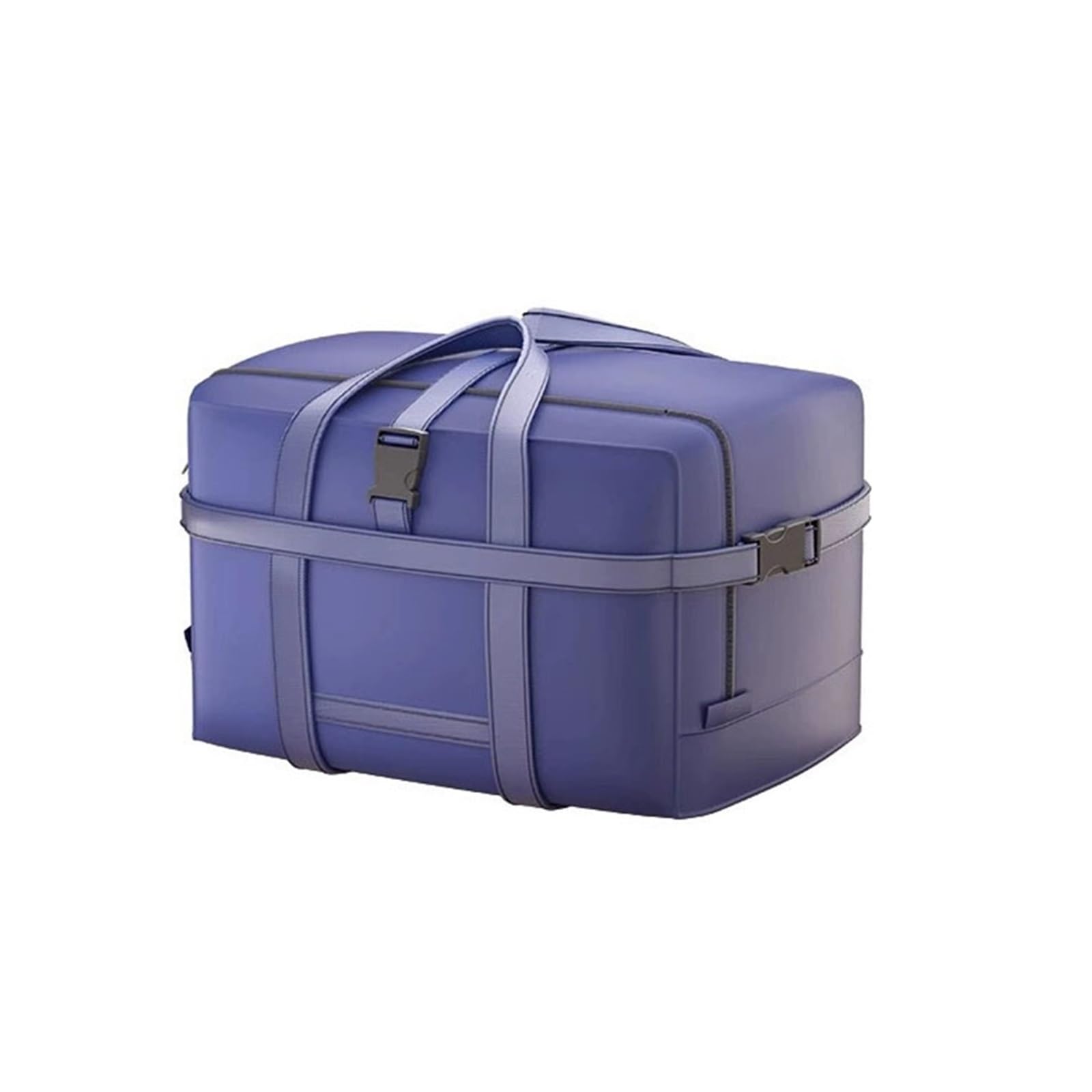 Large Capacity Oxford Storage Duffel Bag, Foldable Moving Packing Bag, Luggage Check-in Bag for Clothes Quilt Travel Household Organizer(Blue,70x35x48cm)