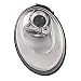 HEADLIGHTSDEPOT Chrome Housing Halogen Headlight Compatible with Volkswagen Beetle 2006-2010 Includes Right Passenger Side Headlamp