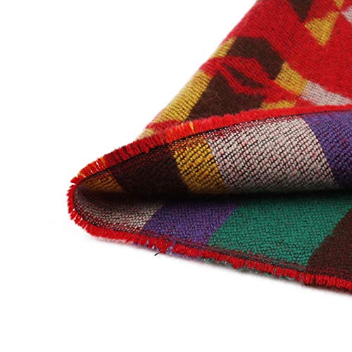 Uyuni cardigã feminino boêmio casual com capuz xale franja poncho caxemira solto xadrez vintage esta