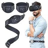 Skywin VR Tracker Belt and Strap Bundle for HTC Vive System Pucks - Adjustable Hand Straps Waist Full-Body Tracking in Virtual Reality (1 Belt 2 Straps) (Trackers Not Included)