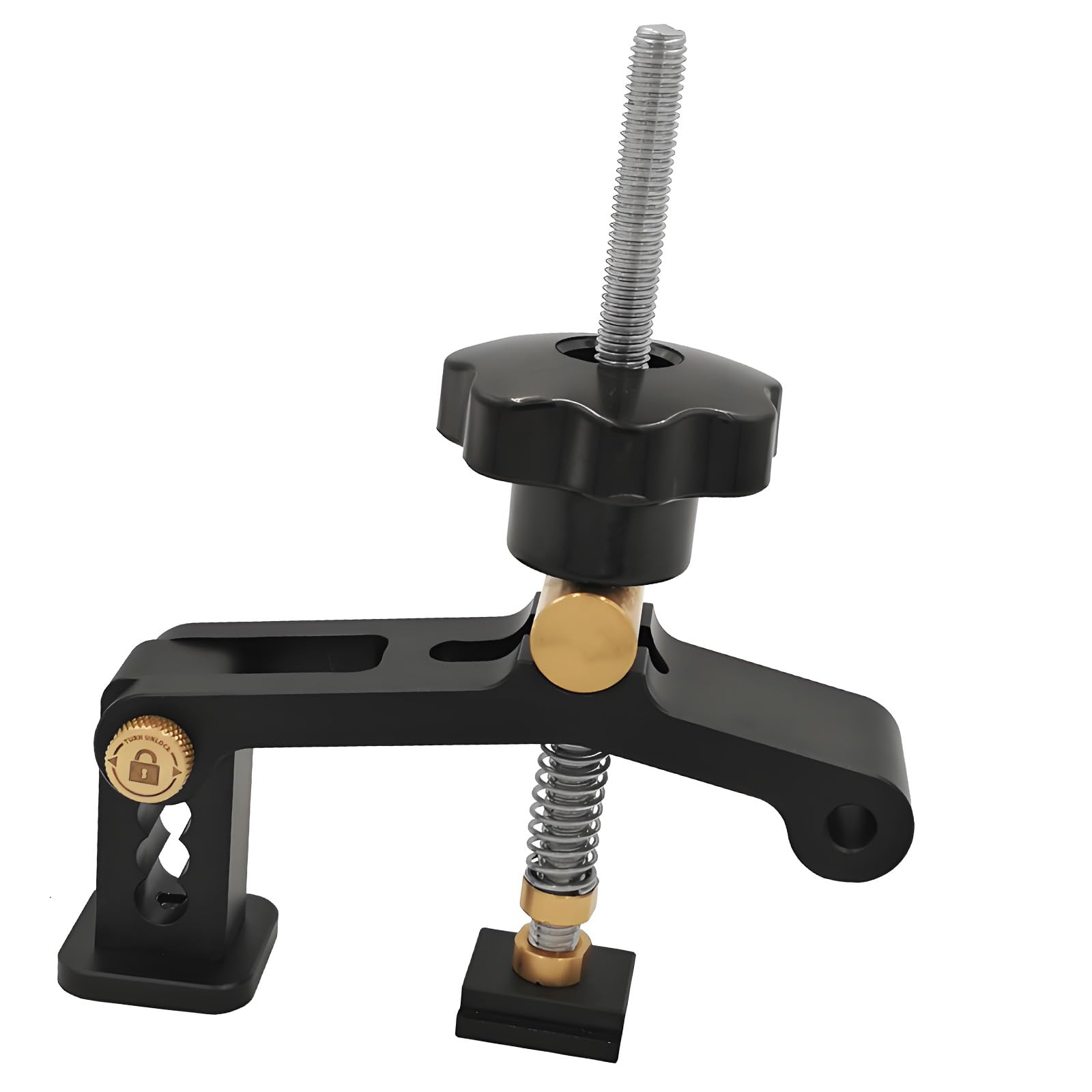Woodworking Clamp with Adjustable Positions for Exact Workpiece Holding and Cutting Woodworking Clamp