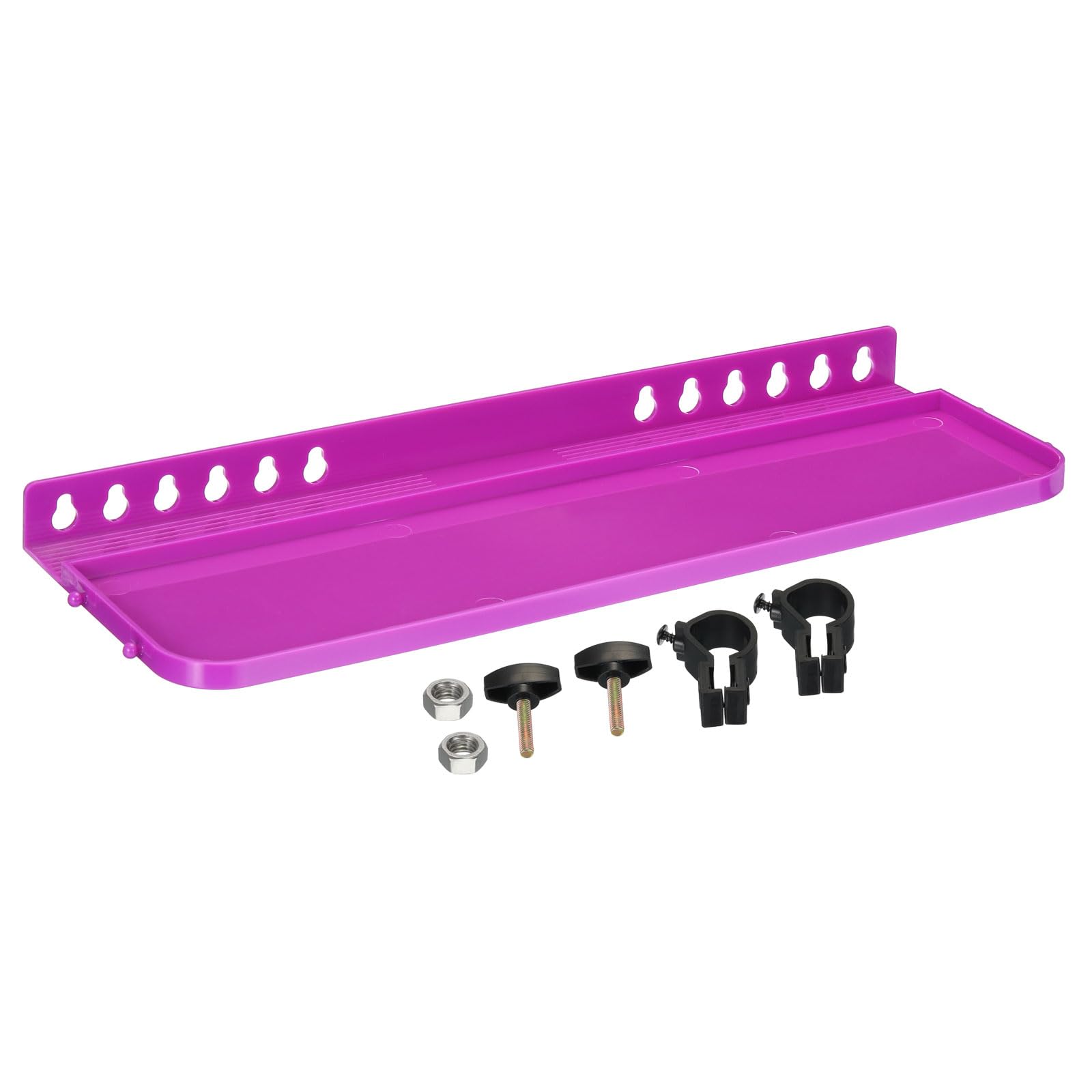 PATIKIL 34x12cm Easel Tray Replacement, Detachable Easel Tray Attachment Easel Tray Shelf Plastic for Artists Painting Brushes Purple