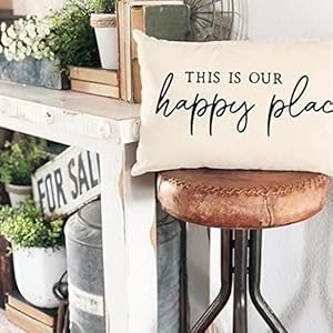 PANDICORN This is Our Happy Place Pillow Covers 12x20 Inch Modern Farmhouse Outdoor Decorations Lumbar Decorative Throw Pillows Cases Cushion Covers for Living Room Bedroom Porch Couch Sofa Decor PANDICORN This is Our Happy Place Pillow Covers 12×20 Inch Modern Farmhouse Outdoor Decorations Lumbar Decorative Throw Pillows Cases Cushion Covers for Living Room Bedroom Porch Couch Sofa Decor