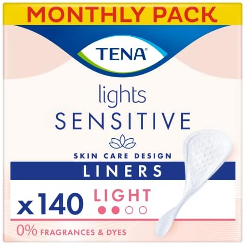 TENA Lights Light Liner for Sensitive Skin Cover