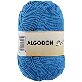 Hilo de Algodón Ovillo de Algodón 100% Perfecto para Tejer o para Ganchillo - Color Royal 100gr 220metros