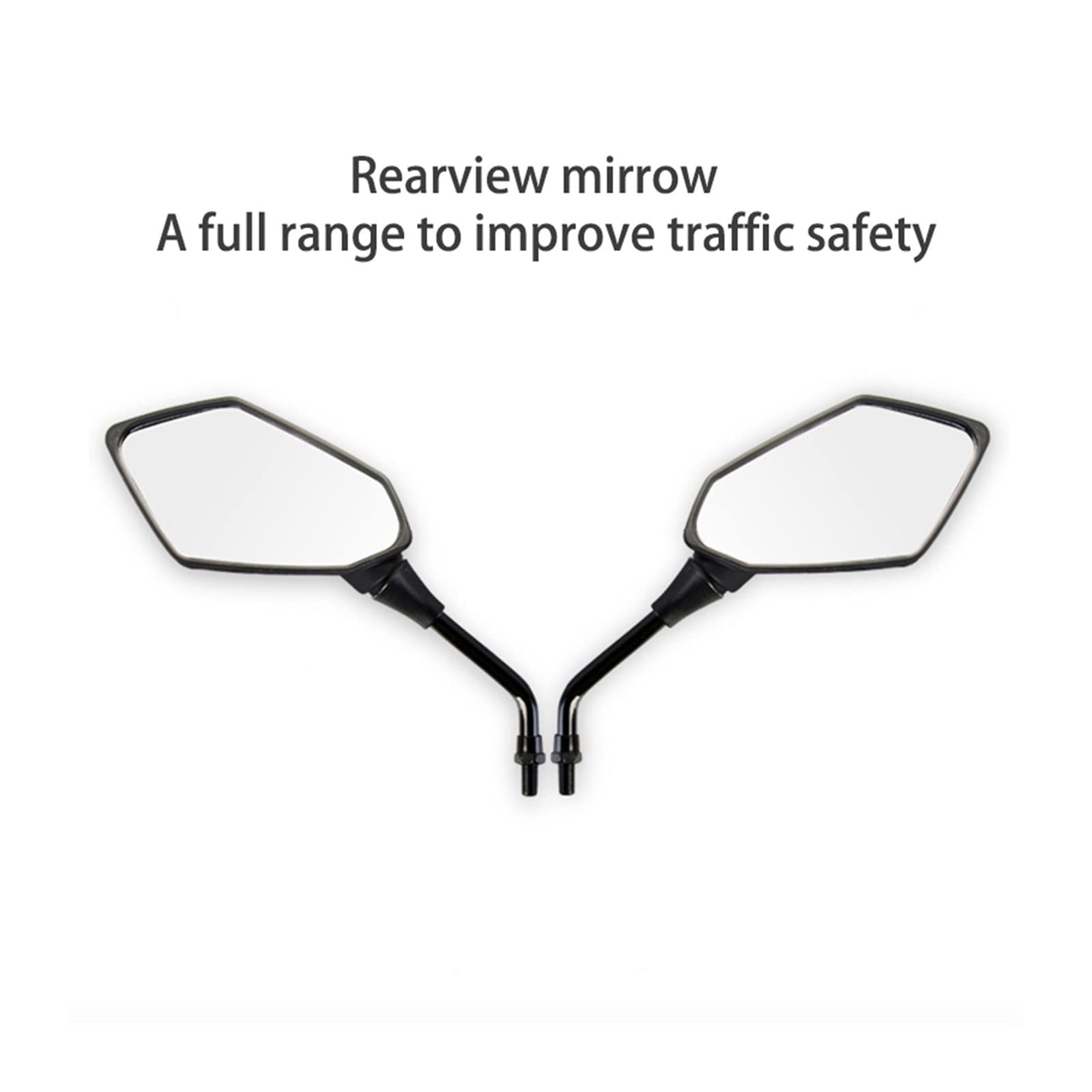 Rétroviseurs Moto Rétroviseurs Électromobiles Rétroviseurs Vélo Électrique Rétroviseurs Accessoires Rétroviseurs Scooter Moto Miroir Rétroviseur Rétroviseur Latéral(10mm)