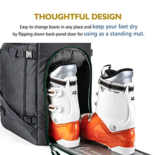 Image of Unigear Ski Boot Bag Backpack for Helmet 50L /70L, Goggles, Gloves, Skis, Snowboard & Accessories