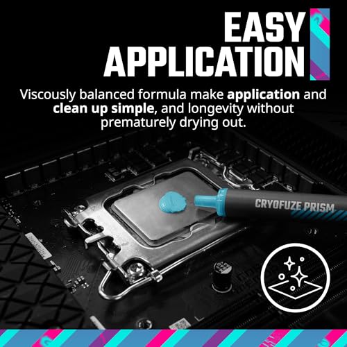 Image of Cooler Master CryoFuze 5 Premium Performance Thermal Paste | 3 Grams | Thermal Compound (for GPU, CPU, Consoles, Laptops Graphics Cards, Heat Sinks) - Blue