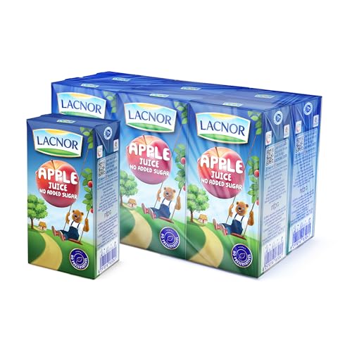 Lacnor Essentials Apple Juice Enriched With Vitamin C 125Ml Pack Of 6