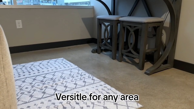 Boho Modern Geometric Area Rug 3x5