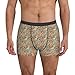 GKOKG Hippy Bright Paisley Old Retro Fashion Men'S Breathable Boxer Shorts With Elastic Waistbandx-Large Black