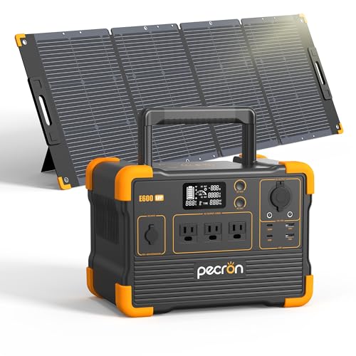 PECRON E600LFP |[^ud \[[pl Zbg 200W\[[pl 1 _S 614Wh/1200W e |[^uobe[ ~dr }[d ^ ϋv \[[[d MPPT PSEF؍ BMS pd 