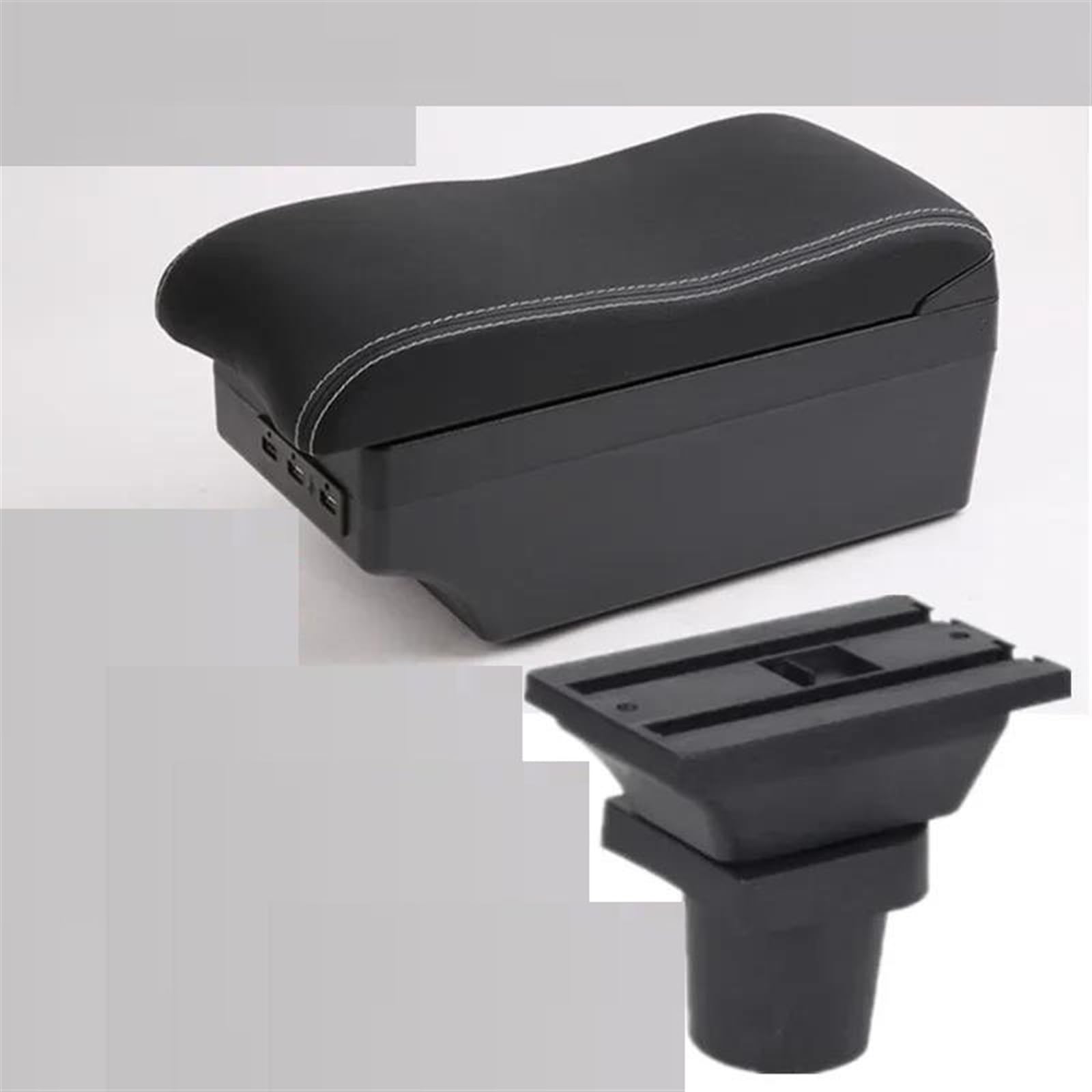 Noheeu C White Line 7Usb Auto Accessories Armrest Box For Focus Mk1 Car Interior Parts Center Storage With Usb