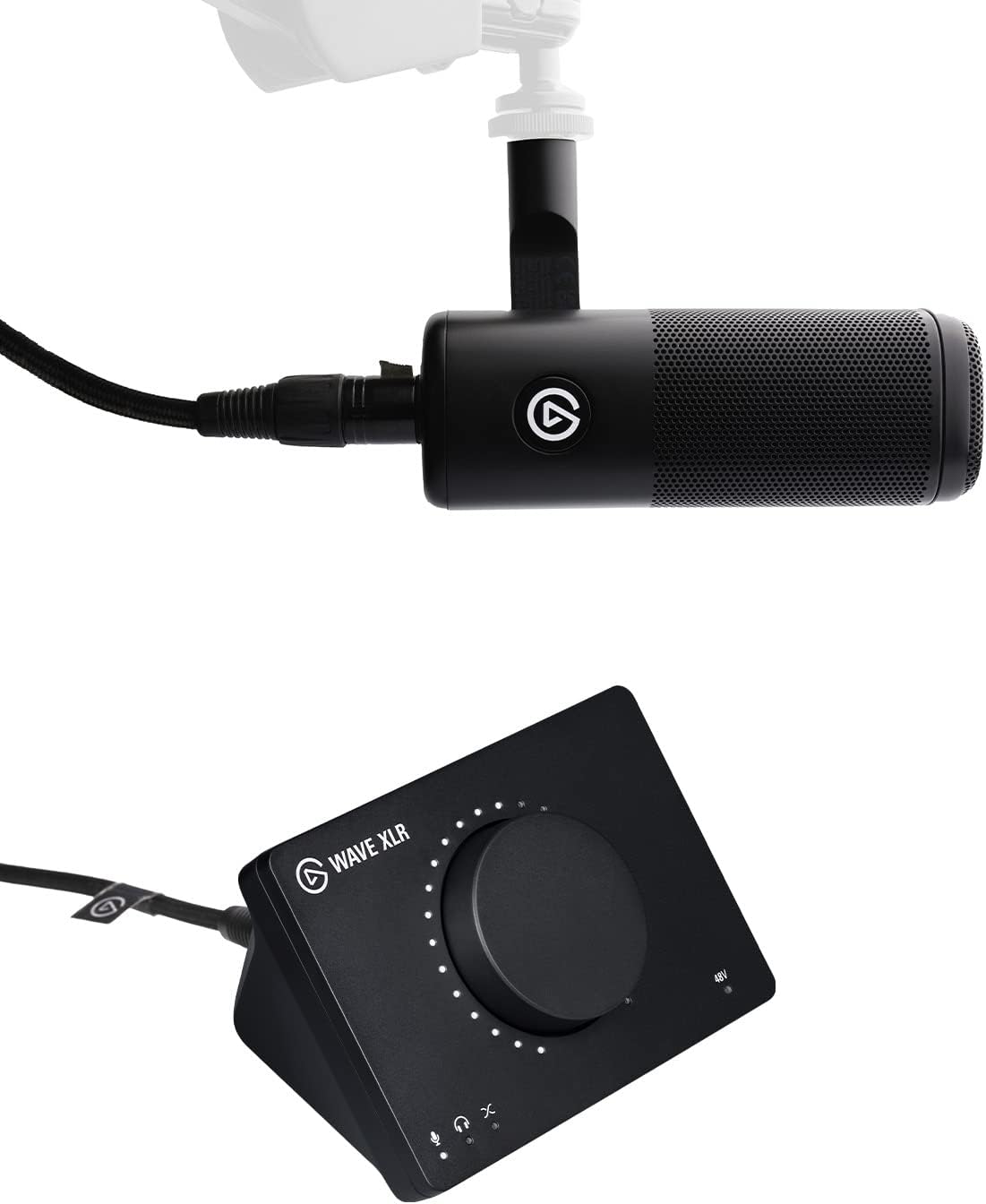 Elgato XLR Solution Dynamic XLR Microphone, Audio Mixer for XLR Mic