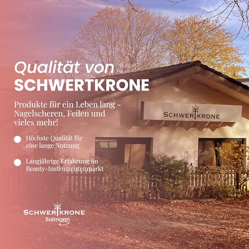 SCHWERTKRONE® Hornhauthobel Klingen [MADE IN SOLINGEN - GERMANY] - Hornhaut Hobel Klingen - Hornhauthobel Ersatzklingen - Professionelle Klingen mit Premium Qualität - Einzeln verpackt (30 Stück)